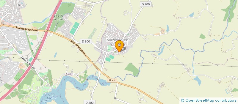 localisation de l'entreprise VERT PAYSAGE SERVICES à MAZIERES-EN-MAUGES