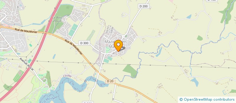 localisation de l'entreprise VERT PAYSAGES à MAZIERES-EN-MAUGES