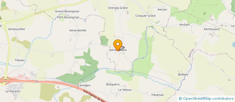 localisation de l'entreprise VERT PELLET  NOYAL-MUZILLAC