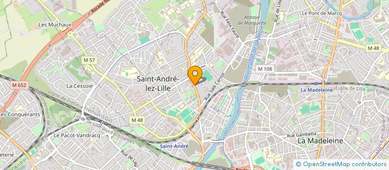 localisation de l'entreprise VERT PITUITE LA BELLE  SAINT-ANDRE-LEZ-LILLE