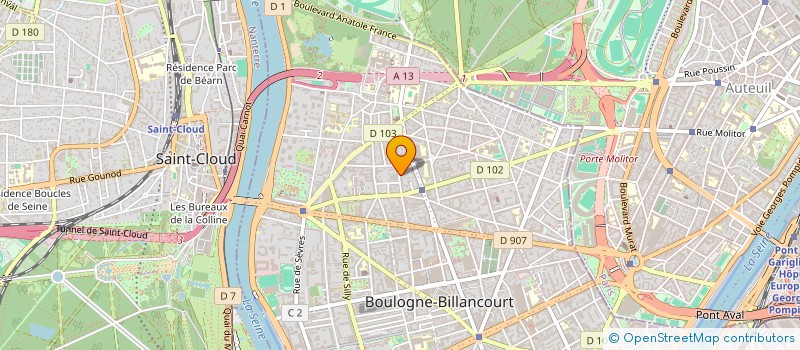 localisation de l'entreprise VERT POMME à BOULOGNE-BILLANCOURT