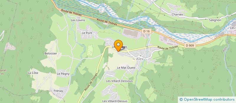 localisation de l'entreprise VERT SAUGE  ALEX