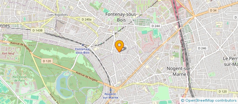 localisation de l'entreprise VERT SAVOIR à FONTENAY-SOUS-BOIS