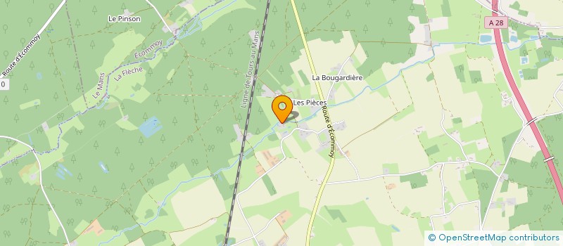 localisation de l'entreprise VERT'SCION VEGETAL - PEPINIERES PASQUIER  MAYET