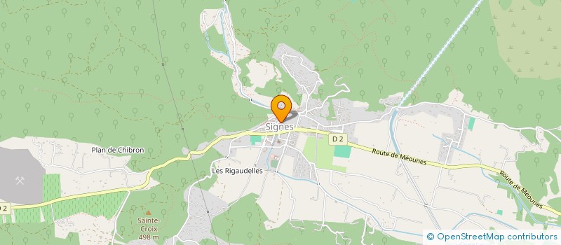 localisation de l'entreprise VERT & SENS  SIGNES