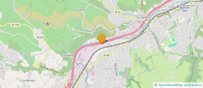 localisation de l'entreprise VERT SERVICES  LORETTE