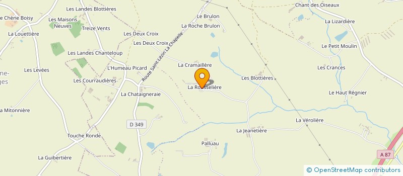 localisation de l'entreprise VERT SILLON  CHEMILLE-EN-ANJOU