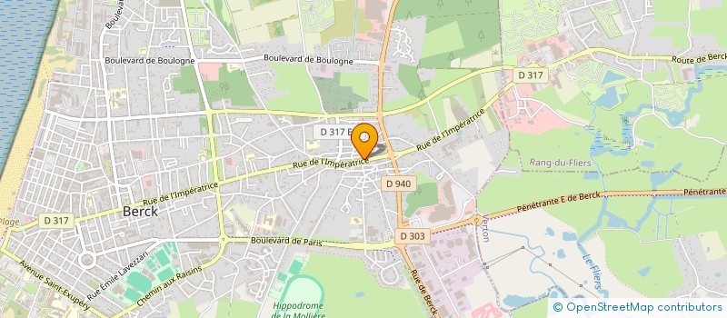 localisation de l'entreprise VERT'TIGE à BERCK