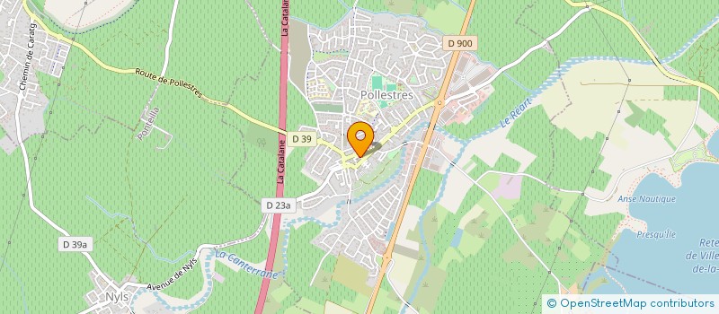 localisation de l'entreprise VERT TIGE JARDIN  POLLESTRES