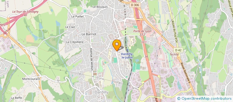 localisation de l'entreprise VERT'TIGE PAYSAGES à DARDILLY