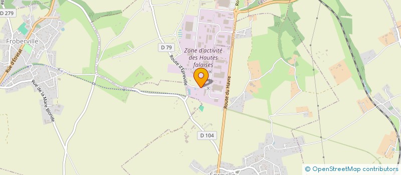 localisation de l'entreprise VERT-TIGES  EPREVILLE