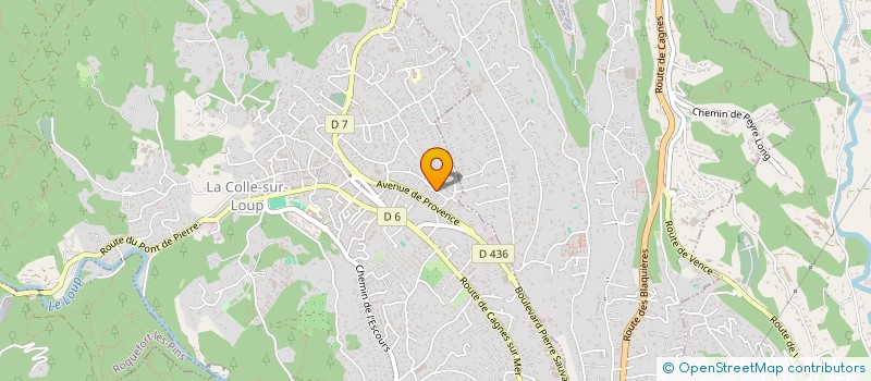 localisation de l'entreprise VERT TIGES  LA COLLE-SUR-LOUP