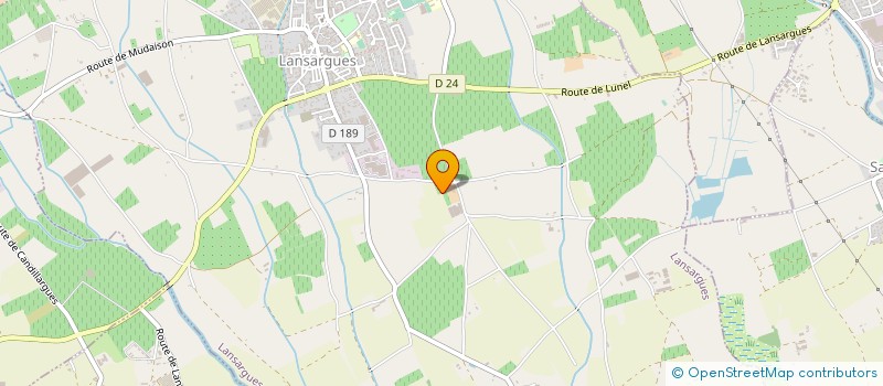 localisation de l'entreprise VERT'VEINE à LANSARGUES