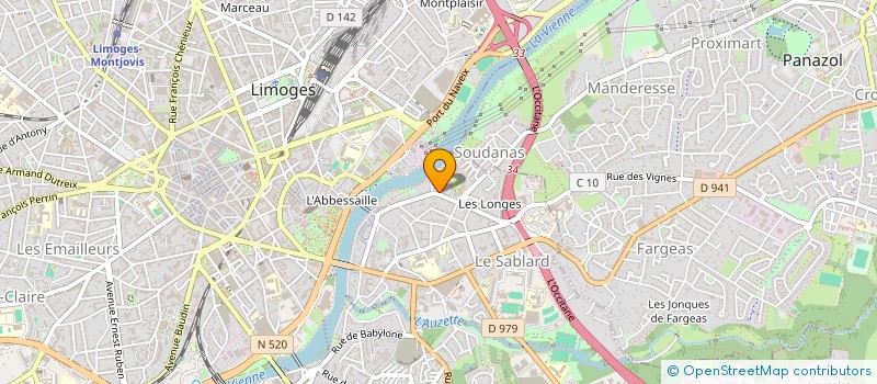 localisation de l'entreprise VERT VIENNE à LIMOGES