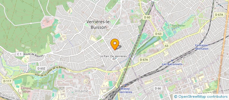 localisation de l'entreprise VERT VOUS à VERRIERES-LE-BUISSON