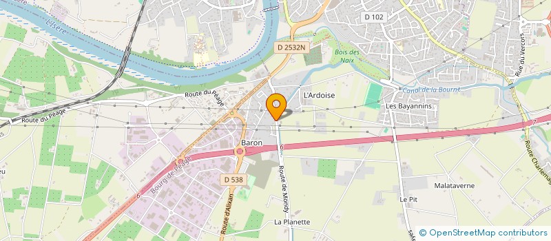 localisation de l'entreprise VERTACO MUSHING CLUB  BOURG-DE-PEAGE