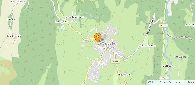 localisation de l'entreprise VERTACOCHON à LA CHAPELLE-EN-VERCORS
