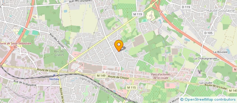 localisation de l'entreprise VERTAFAIR  VERTOU