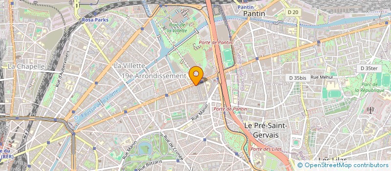 localisation de l'entreprise VERTALLIER VINDRIOS  PARIS