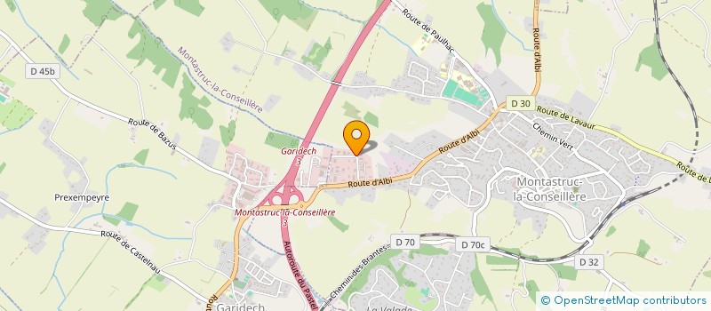 localisation de l'entreprise VERTALYS  MONTASTRUC-LA-CONSEILLERE