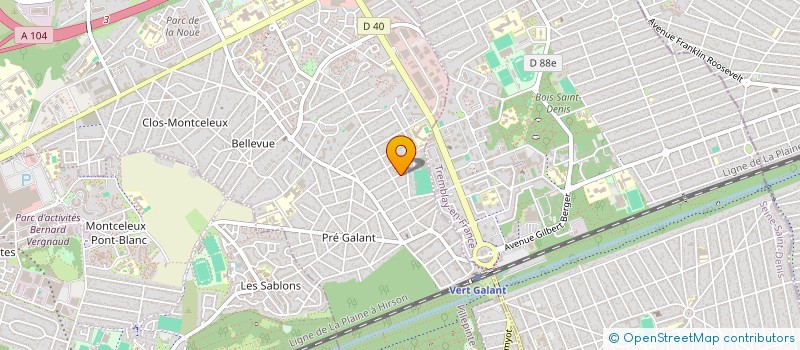 localisation de l'entreprise VERTBATEC à VILLEPINTE