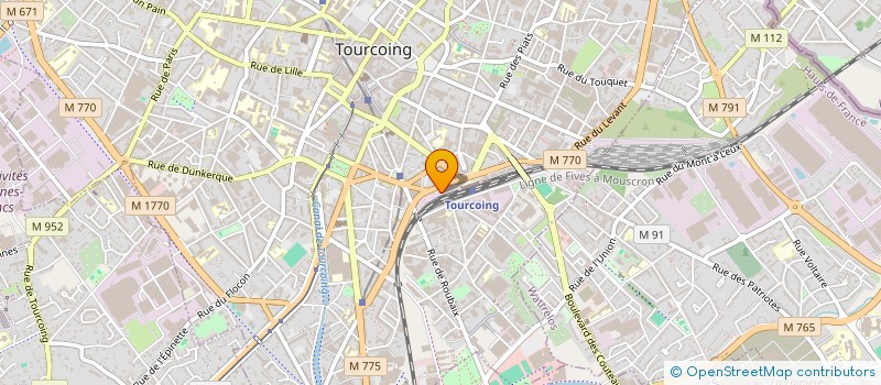 localisation de l'entreprise VERTBAUDET GROUP INTERNATIONAL  TOURCOING