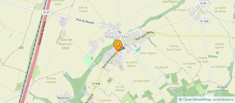 localisation de l'entreprise VERTBOIS  ROYE-SUR-MATZ