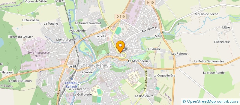 localisation de l'entreprise VERTBONBOUC  CHATEAU-RENAULT