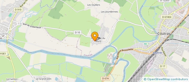 localisation de l'entreprise VERTDOYANT  COUTRAS