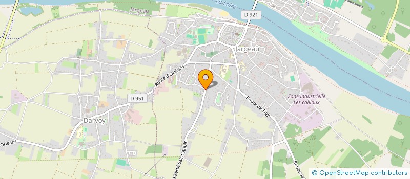localisation de l'entreprise VERTDURE  JARGEAU