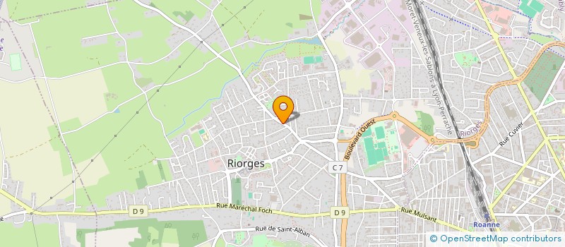 localisation de l'entreprise VERTE BULLE à RIORGES