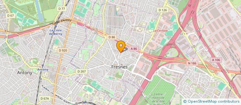 localisation de l'entreprise VERTE FEUILLE  FRESNES