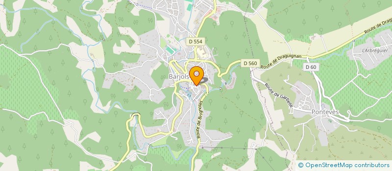 localisation de l'entreprise VERTE FONTAINE à BARJOLS