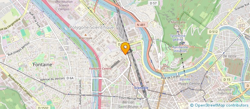 localisation de l'entreprise VERTEC  GRENOBLE