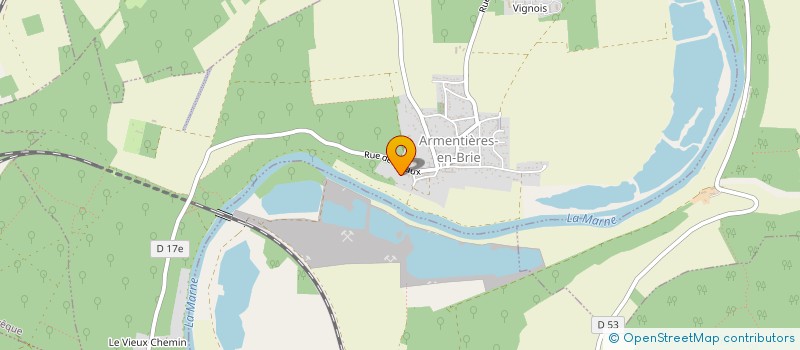 localisation de l'entreprise VERTEK  ARMENTIERES-EN-BRIE