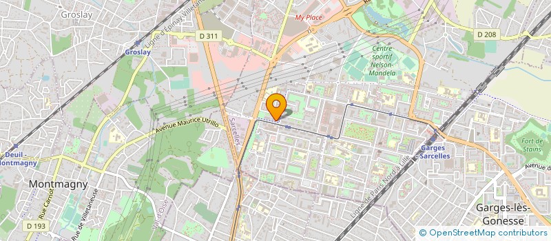 localisation de l'entreprise VERTEL INSTALL  SARCELLES