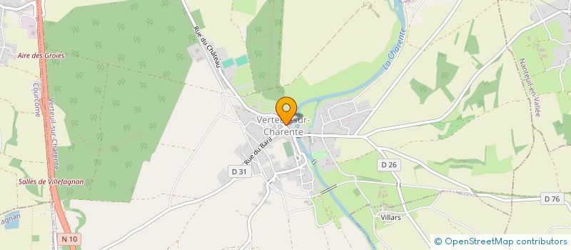 localisation de l'entreprise VERTEUIL EN MUSIQUE à VERTEUIL-SUR-CHARENTE