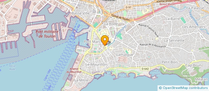 localisation de l'entreprise VERTEX à TOULON