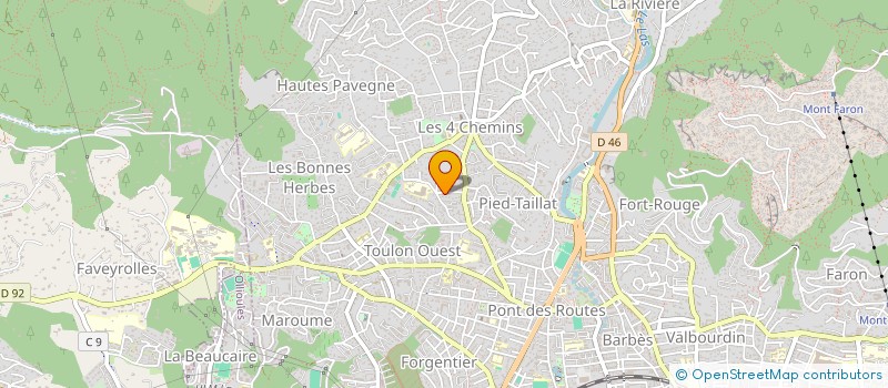 localisation de l'entreprise VERTEX ACRO à SOLLIES-TOUCAS