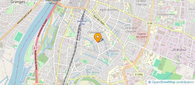 localisation de l'entreprise VERTEX CAMPUS  VALENCE