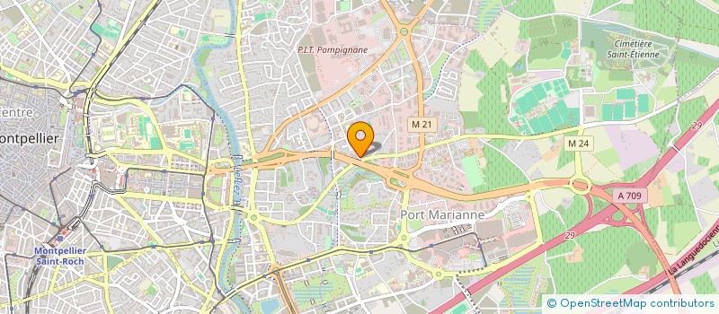 localisation de l'entreprise VERTEX SARL à MONTPELLIER