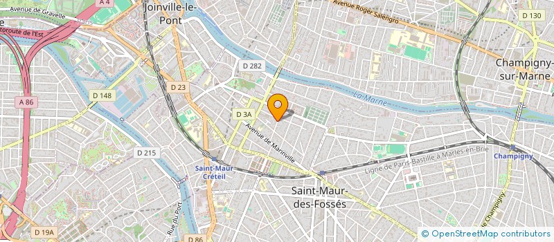 localisation de l'entreprise VERTI CONCEPT à SAINT-MAUR-DES-FOSSES