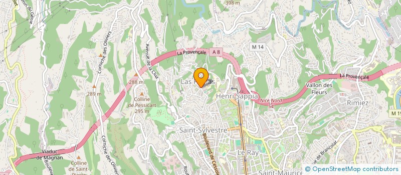 localisation de l'entreprise VERTIC ART RENOV à NICE