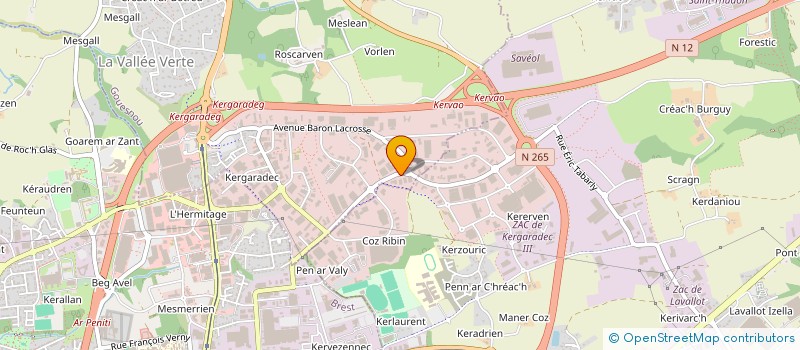 localisation de l'entreprise VERTICA à GOUESNOU
