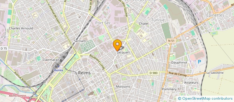 localisation de l'entreprise VERTICAL  REIMS