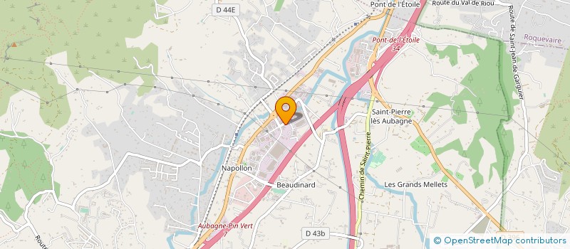 localisation de l'entreprise VERTICAL DECO  AUBAGNE