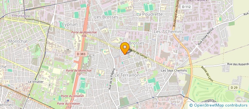 localisation de l'entreprise VERTICAL FEST'  BRON