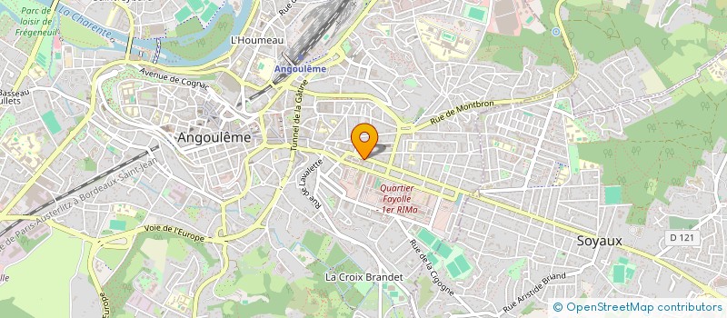 localisation de l'entreprise VERTICAL FIT 2 à ANGOULEME