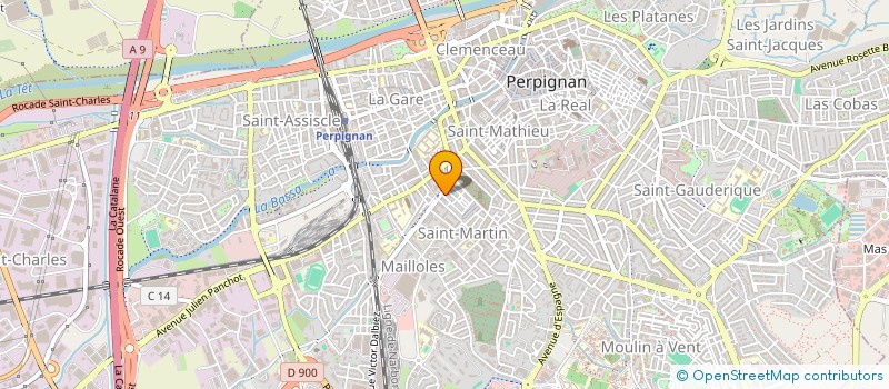 localisation de l'entreprise VERTICAL IMMO  PERPIGNAN