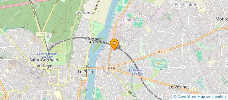 localisation de l'entreprise VERTICAL PARIS  LE VESINET